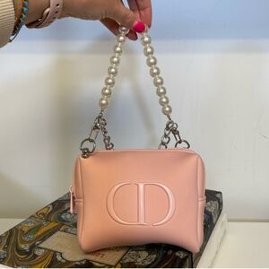 Authentic Christian Dior Cosmetic Pouch converted into clutch